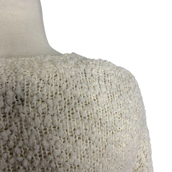 Sanctuary S Ivory Cardigan Sweater Cropped Boho Cottagecore Lagenlook Fits M L - Picture 7 of 9